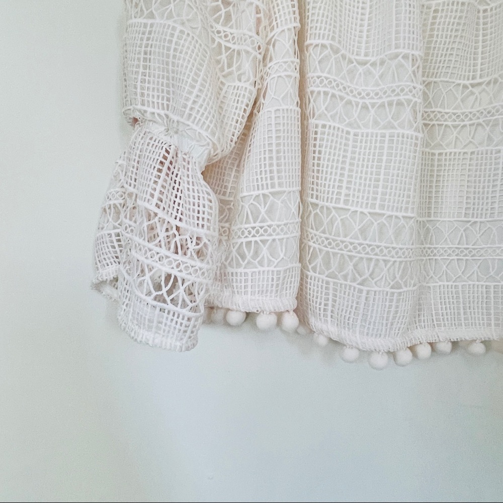 Tularosa Alexa Off Shoulder Top in Luster Ivory White - Picture 6 of 9